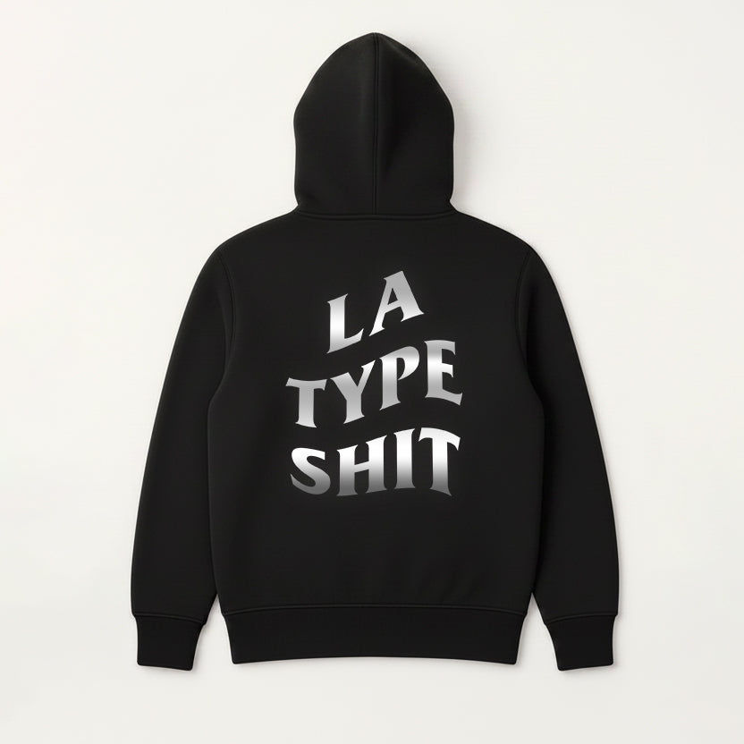 LA TYPE SHIT HOODIE ZIP UP REFLECTIVE